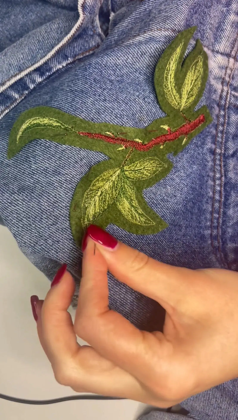 How to Sew on a Wild Minder Patch with Running Stitch