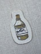 Dandelion “Healing” Talisman – Free Motion Embroidered Patch / Bag Charm image