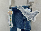 Selkie “Seal – Freedom” Talisman – Free Motion Embroidered Patch / Bag Charm image 5
