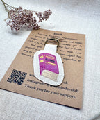 Fantasy Book Talisman Key Ring image 6