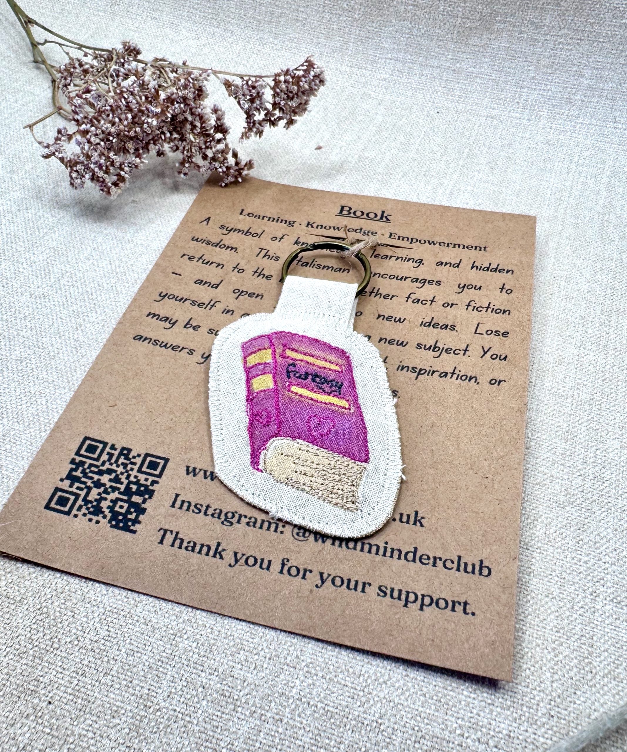 Fantasy Book Talisman Key Ring image 6
