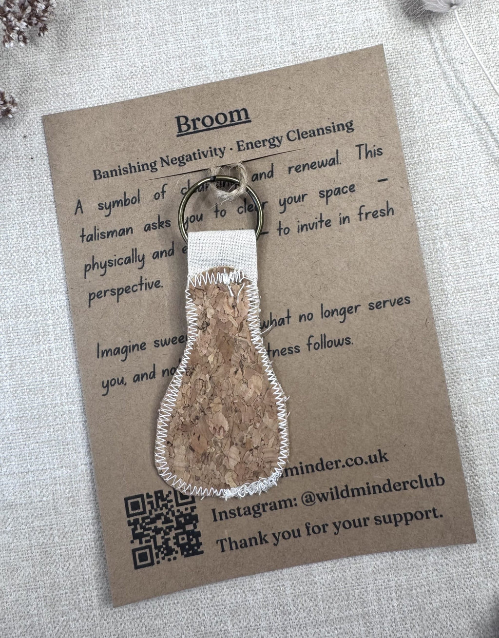 Broom Talisman Key Ring image 2