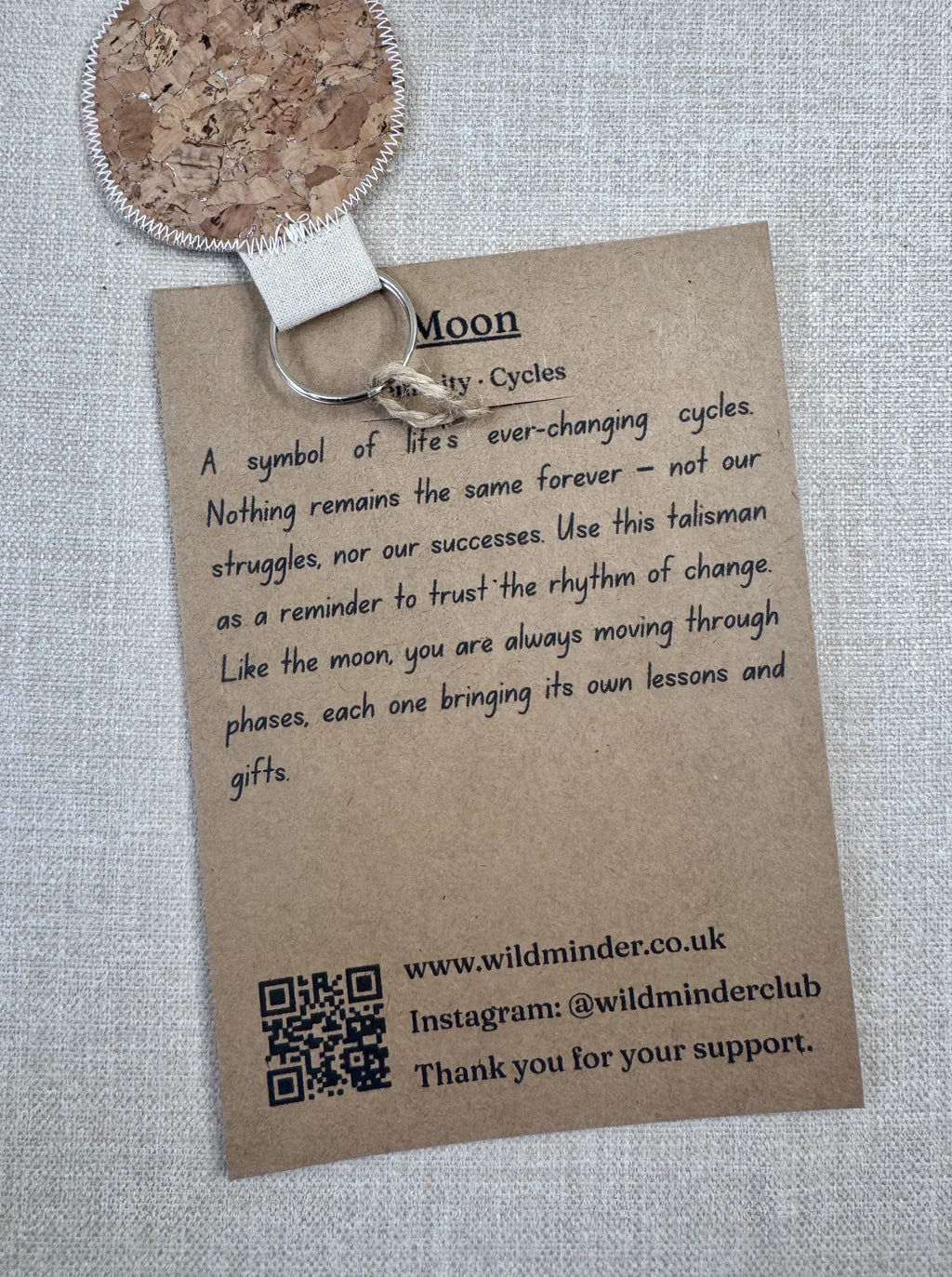 Moon Talisman Key Ring image 1