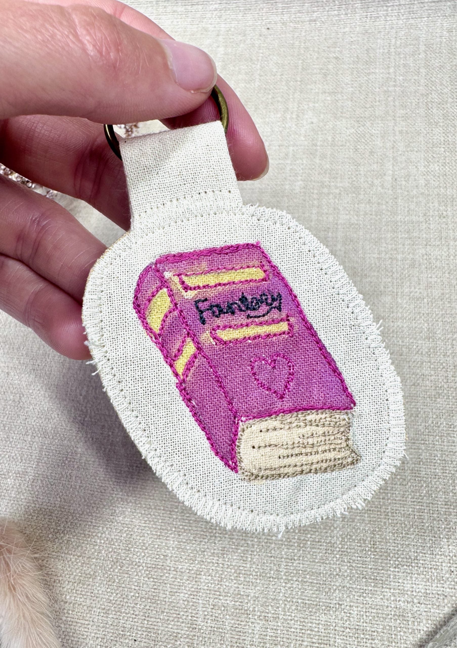 Fantasy Book Talisman Key Ring image 4