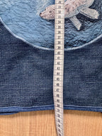 Selkie “Seal – Freedom” Wearable Art – Upcycled oversized denim Gilet image 19