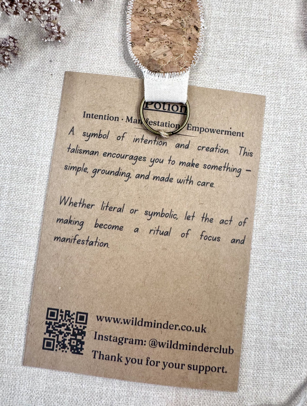 Potion Talisman Key Ring image 1