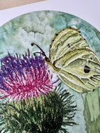 Brimstone Butterfly “Hope” Greetings Card image 2