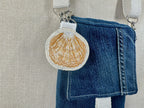 Selkie “The Reminders - Shell” Talismans – Free Motion Embroidered Patch / Bag Charm image 4