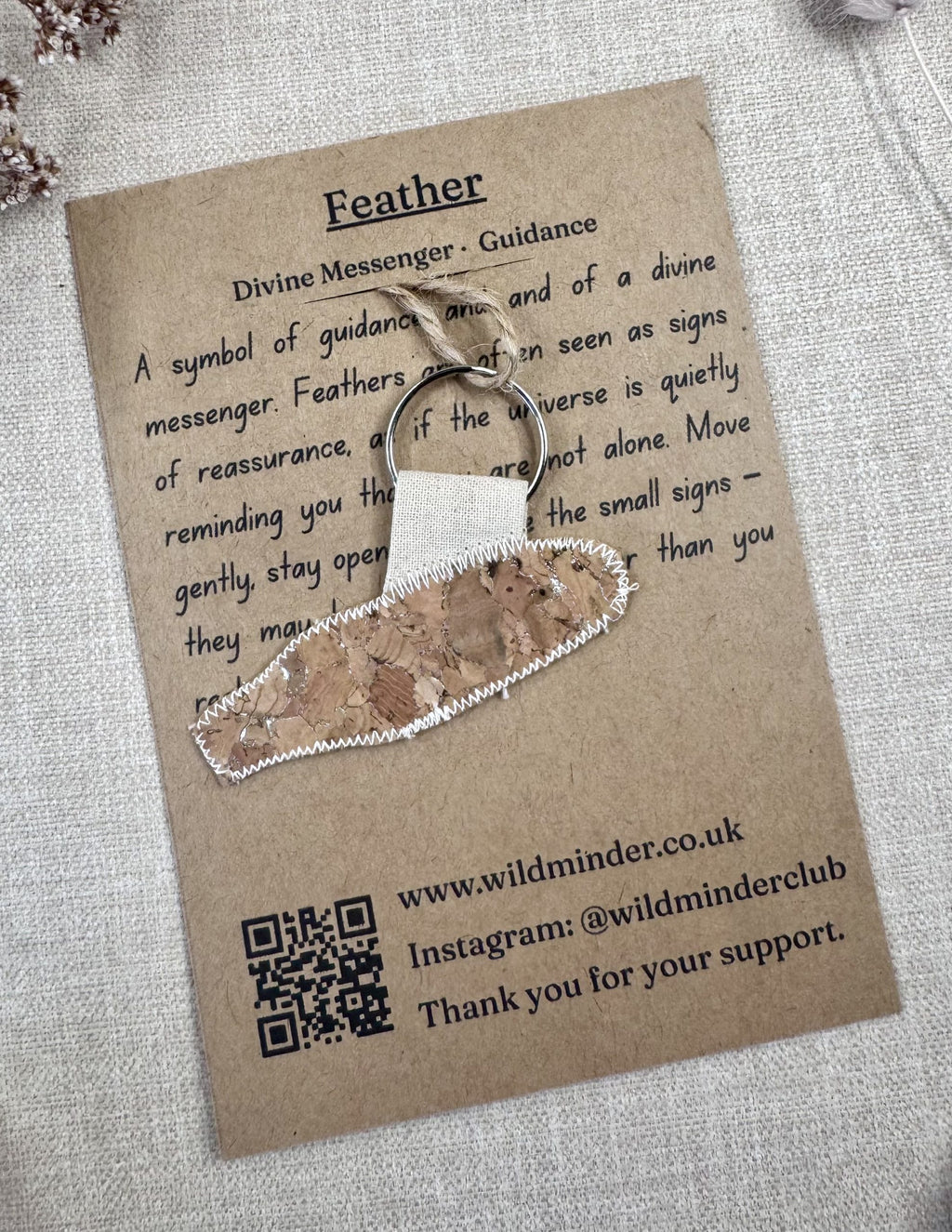 Feather Talisman Key Ring image 2