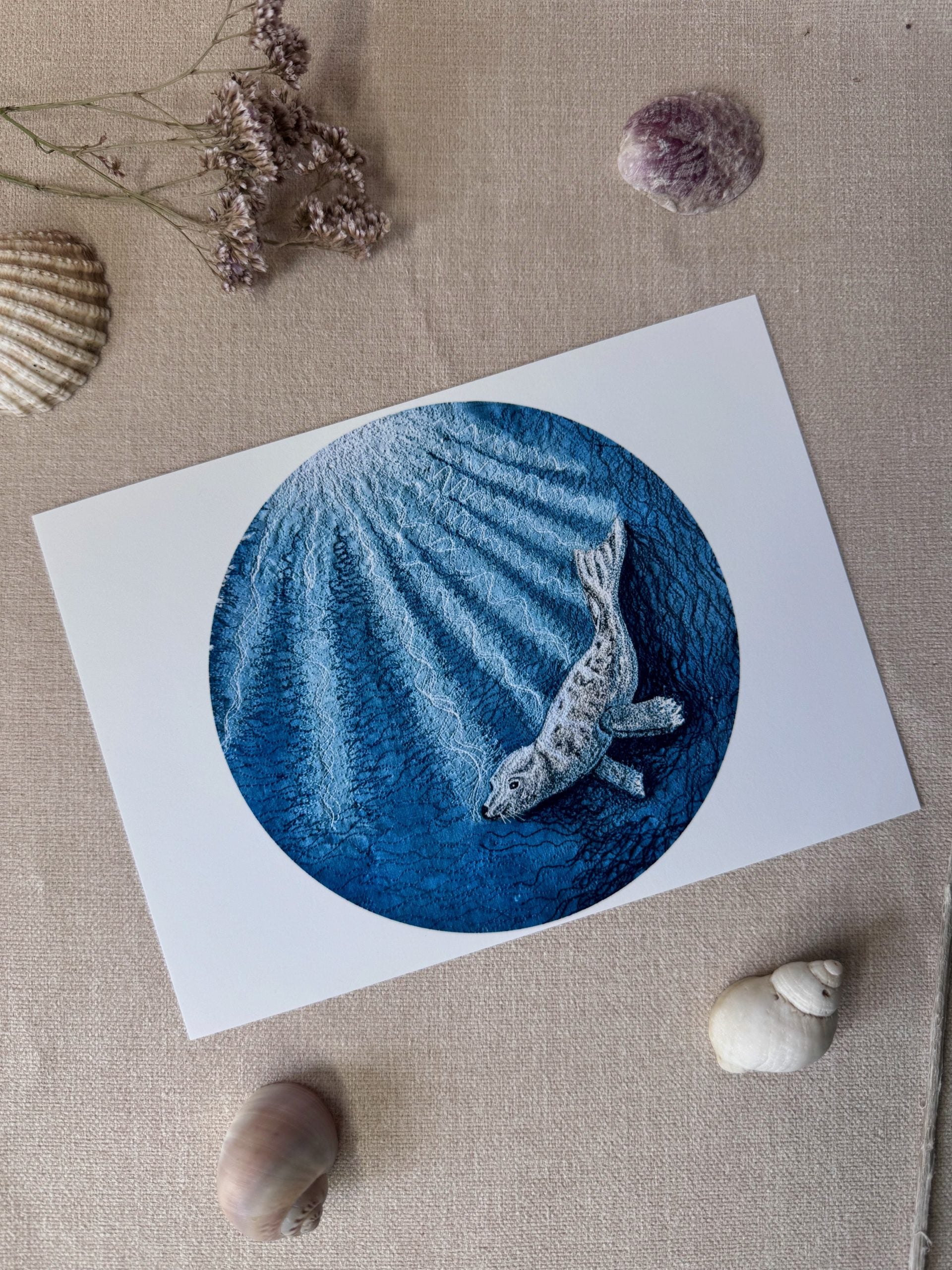 Selkie “Seal – Freedom” Print image 0