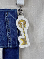 Cowslip Primrose “Faith” Talisman – Free Motion Embroidered Patch / Bag Charm image 7