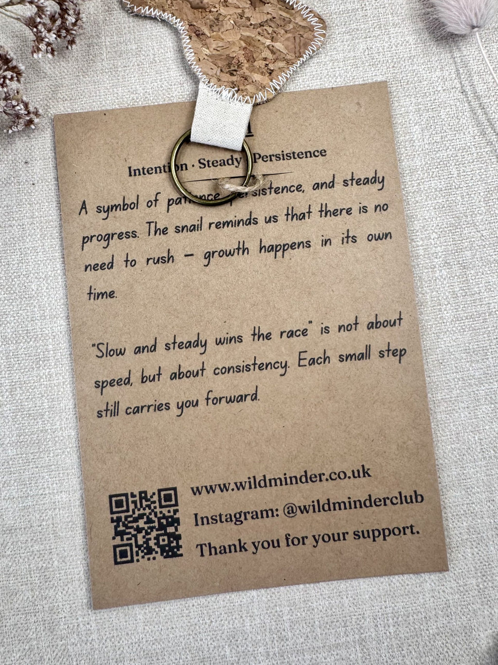 Snail Talisman Key Ring image 1