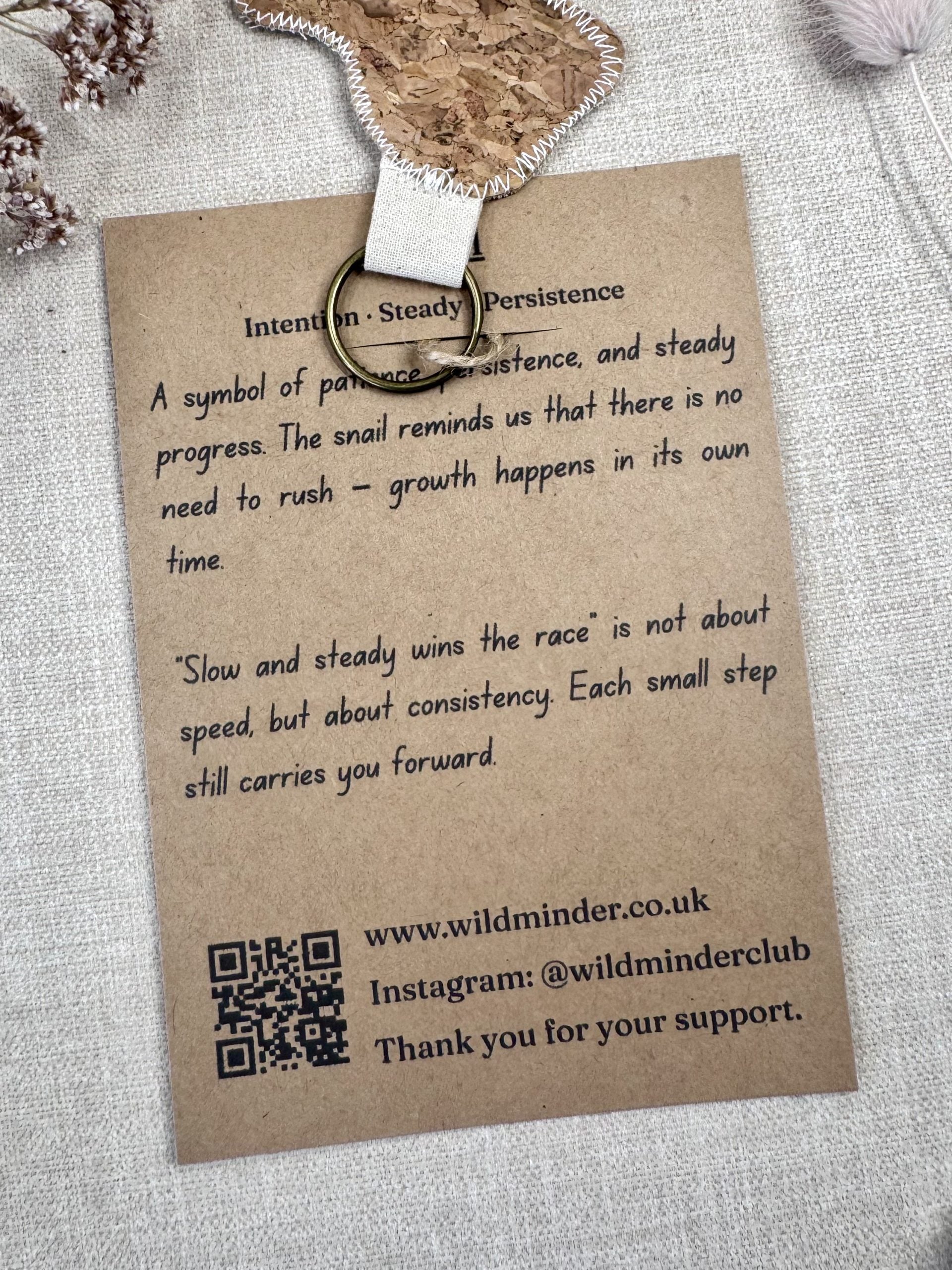Snail Talisman Key Ring image 1
