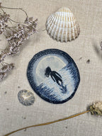 Selkie “Shapeshift” Talisman – Free Motion Embroidered Patch / Bag Charm image 0