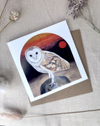 Barn Owl “Awakening” Greetings Card image 0