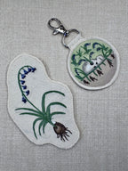 Bluebell “Magic” Talisman – Free Motion Embroidered Patch / Bag Charm image 3