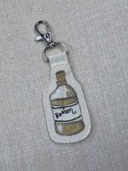 Dandelion “Healing” Talisman – Free Motion Embroidered Patch / Bag Charm image