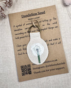 Dandelion Seed Talisman Key Ring image 0