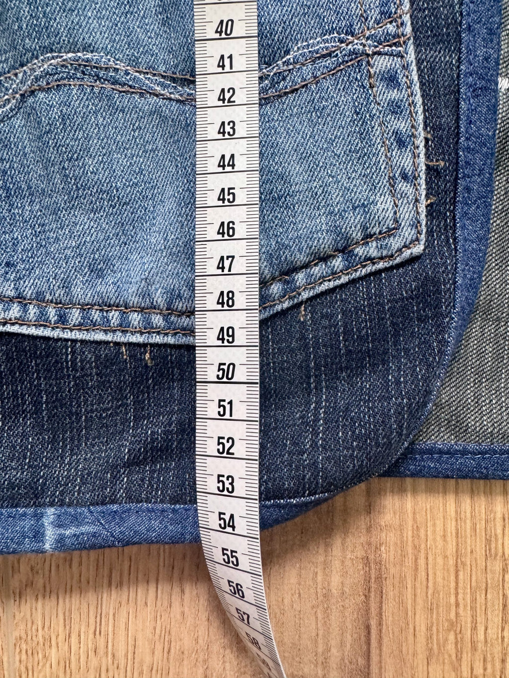 Selkie “Seal – Freedom” Wearable Art – Upcycled oversized denim Gilet image 14