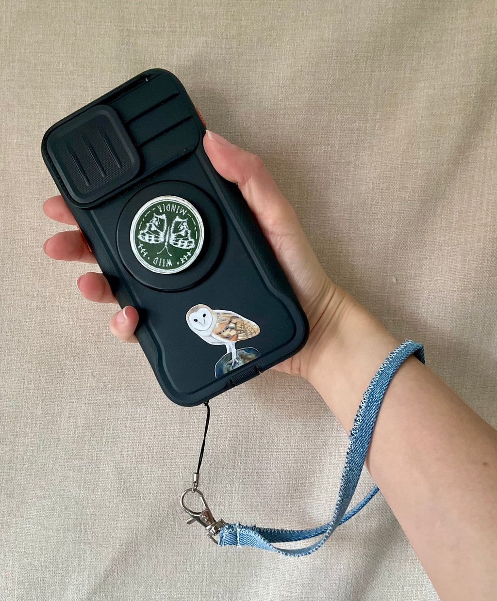 Upcycled Denim Phone Strap