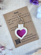 Heart "Love" Talisman Key Ring