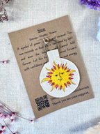 Sun "Power" Talisman Key Ring