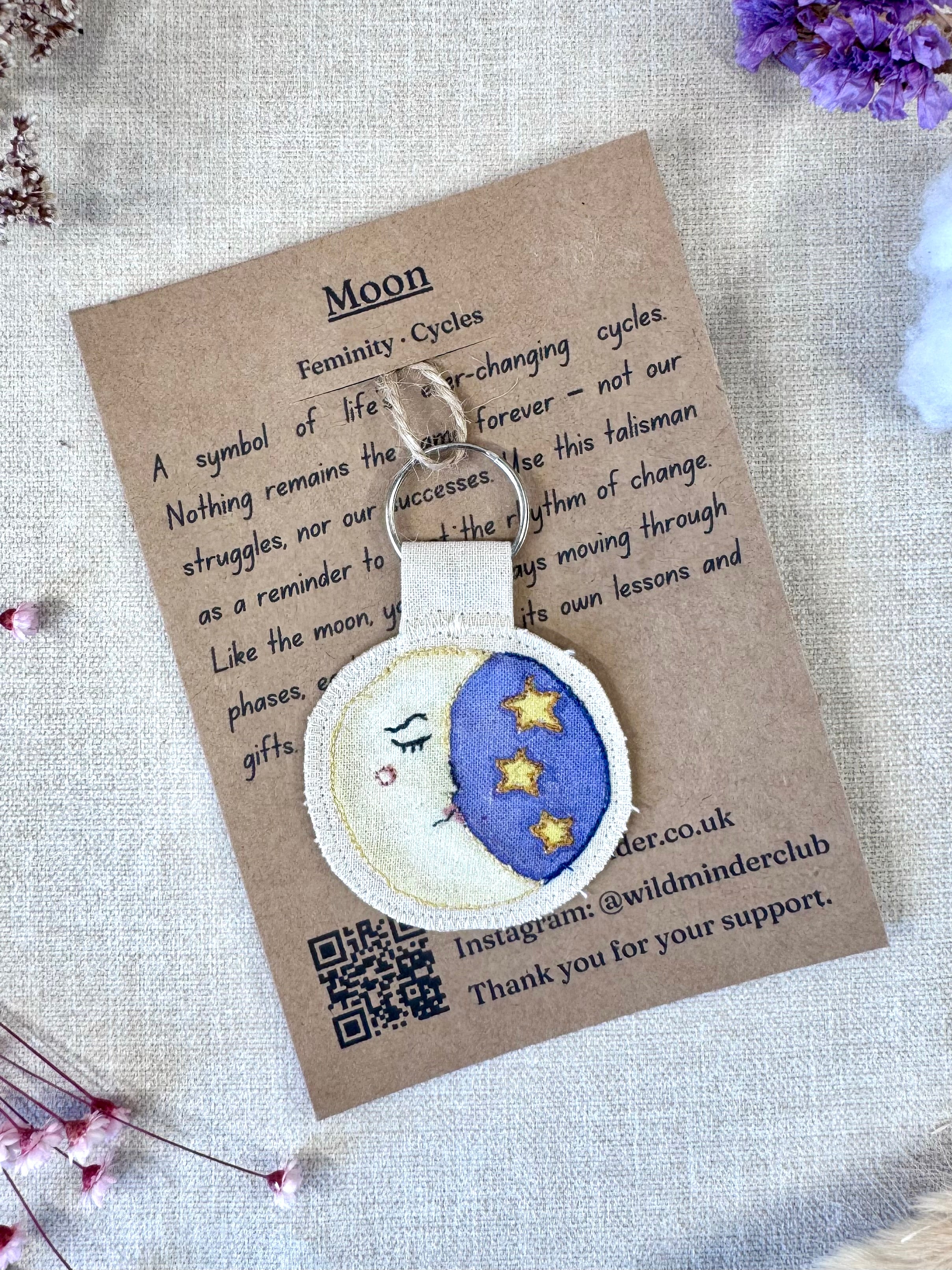 Moon Talisman "Change" Key Ring