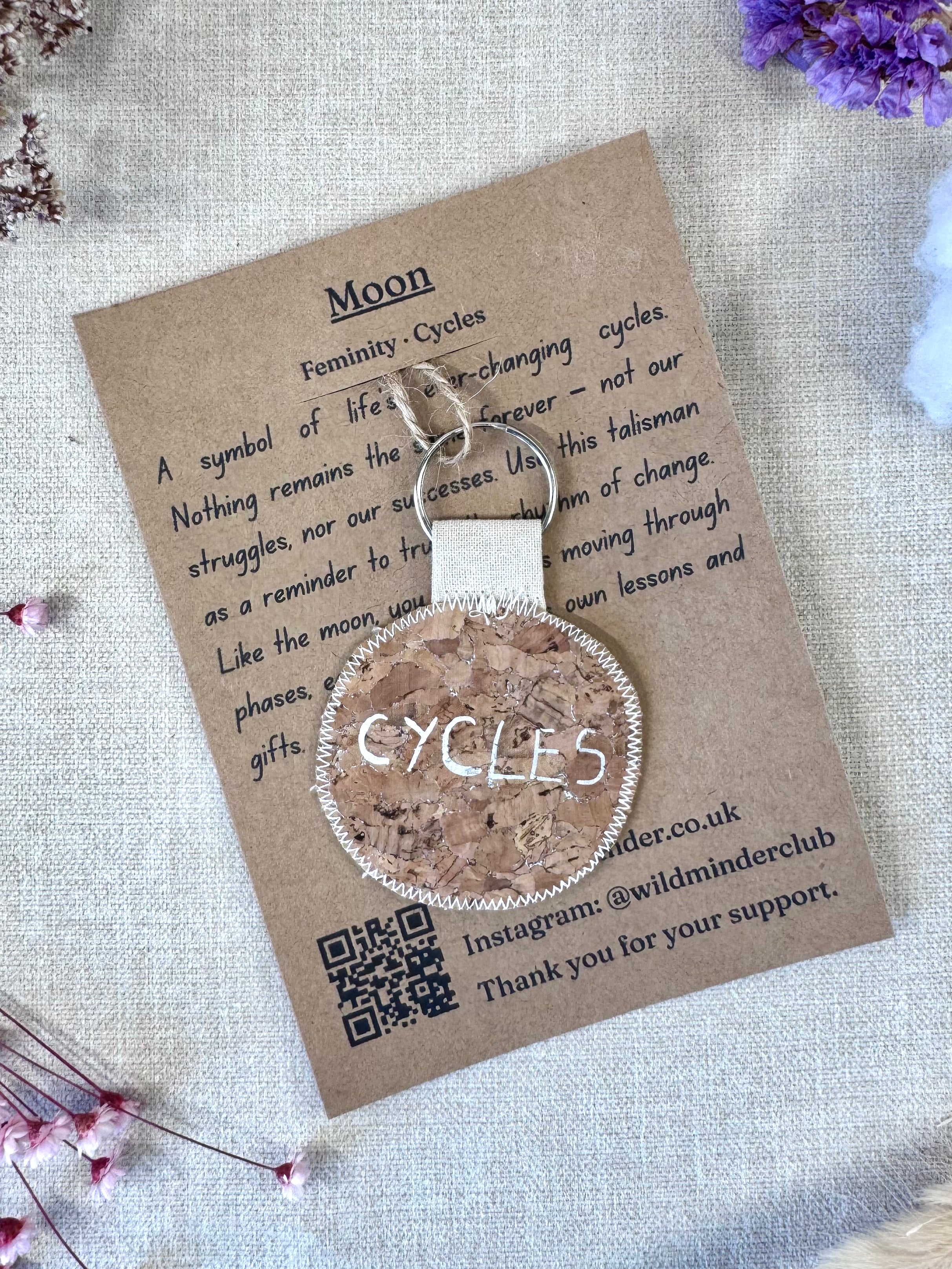 Moon Talisman "Change" Key Ring