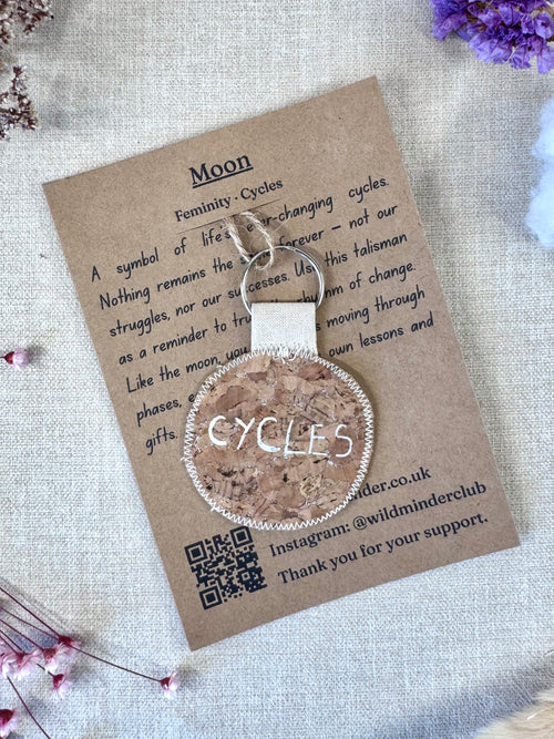 Moon Talisman "Change" Key Ring
