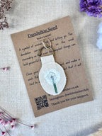 Dandelion Seed "Wish" Talisman Key Ring