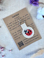 Lady Bird "Good Luck" Talisman Key Ring
