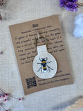 Bee "Purpose" Talisman Key Ring