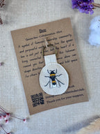 Bee "Purpose" Talisman Key Ring
