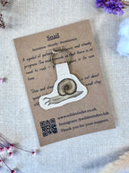 Snail Talisman "Steady" Key Ring