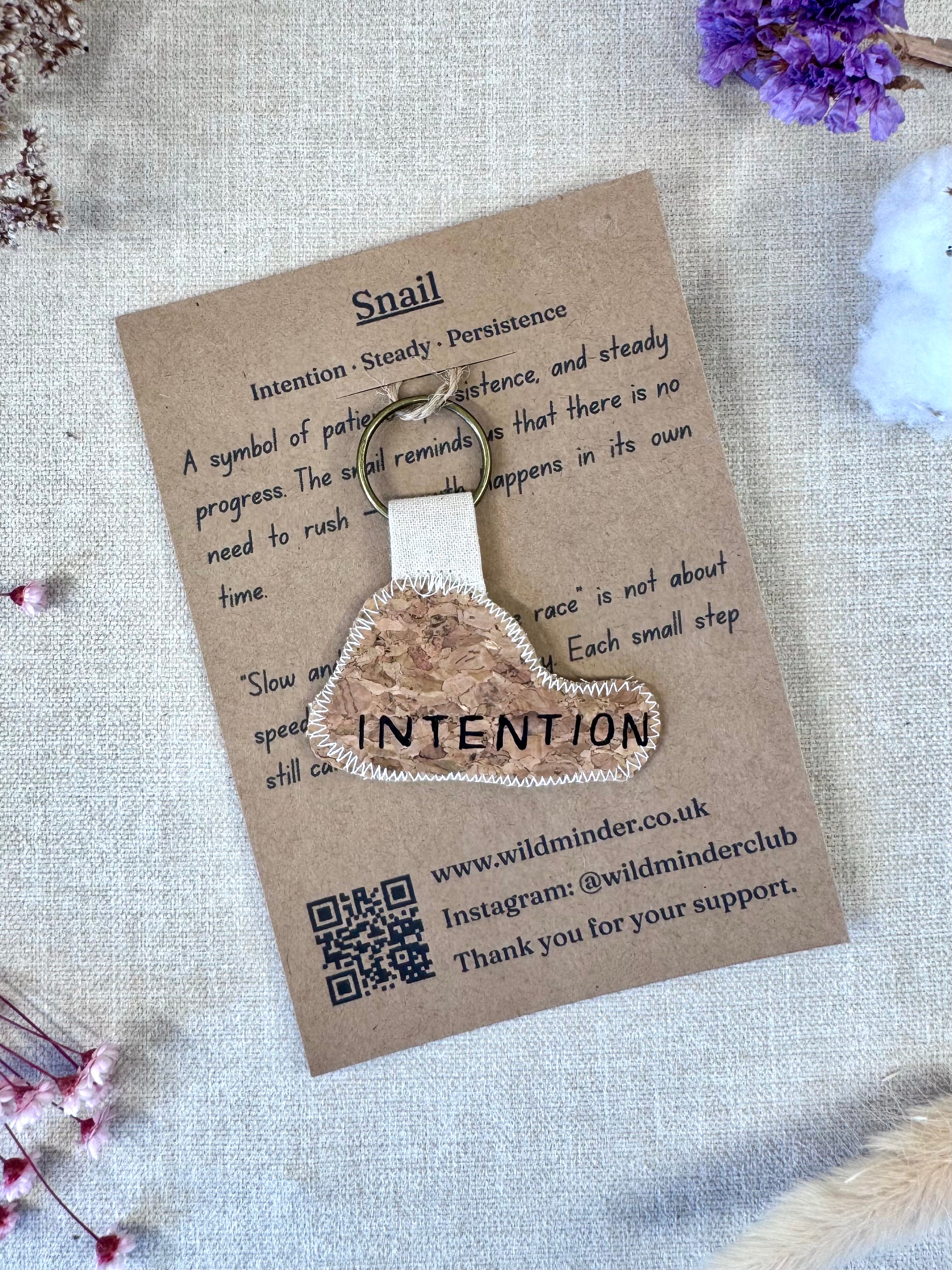 Snail Talisman "Steady" Key Ring