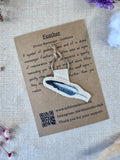 Feather "Guidance" Talisman Key Ring