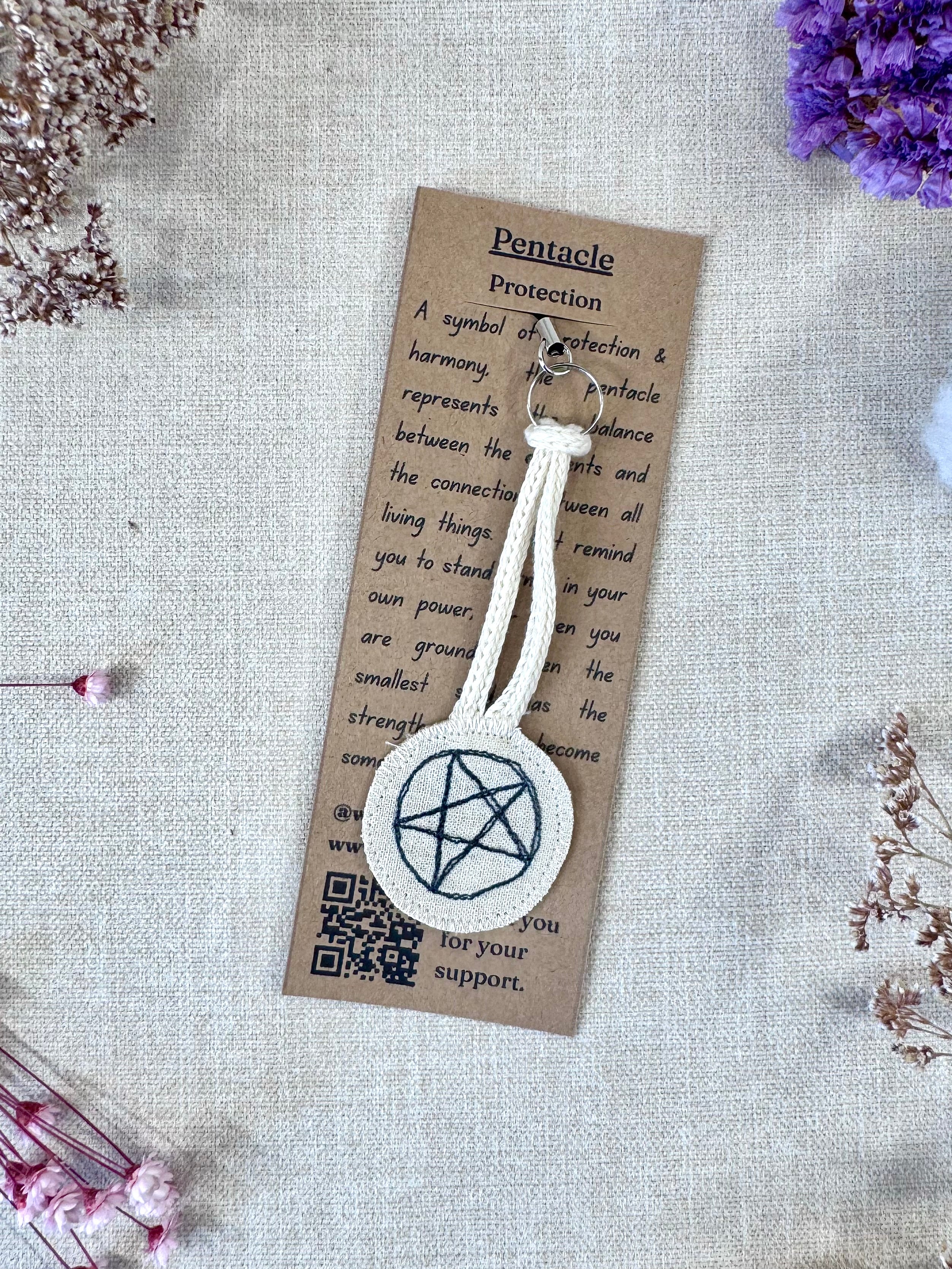 Pentacle "Protection" Talisman Phone Charm