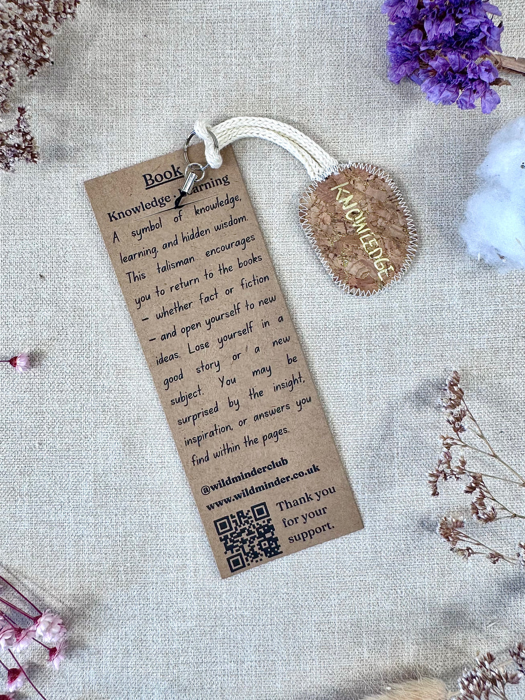 Book "Knowledge" Talisman Phone Charm