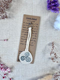 Triple Spiral "Cycles" Talisman Phone Charm