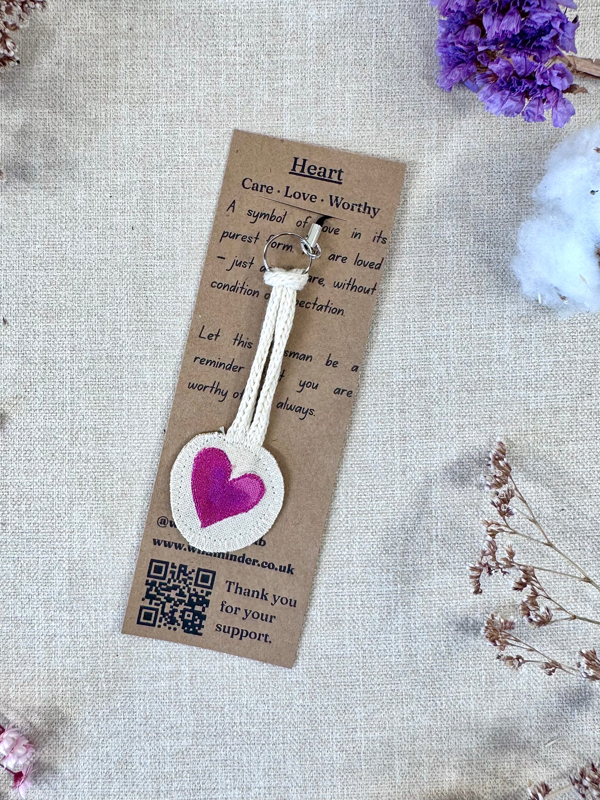 Heart "Love" Talisman Phone Charm