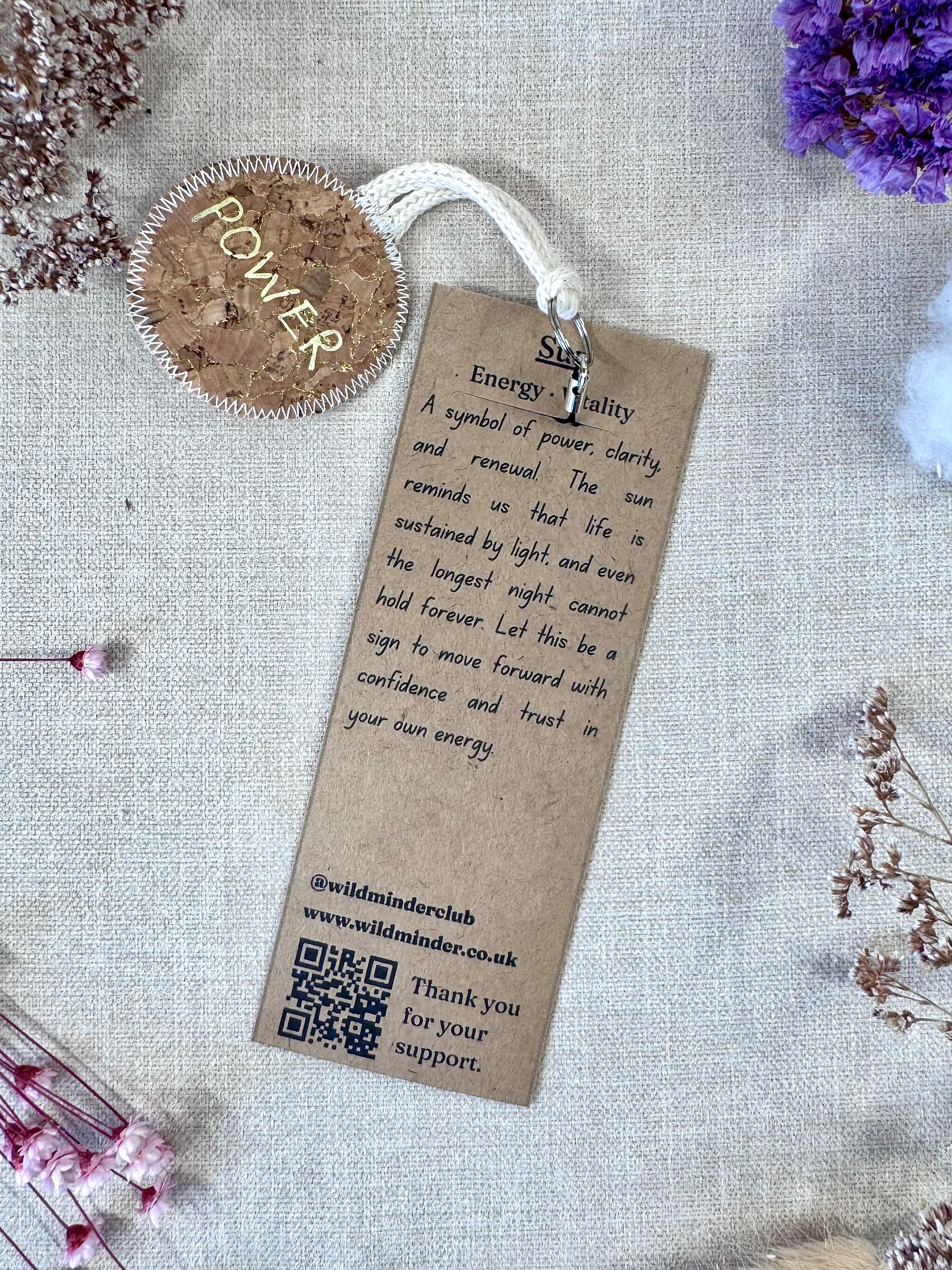 Sun "Power" Talisman Phone Charm