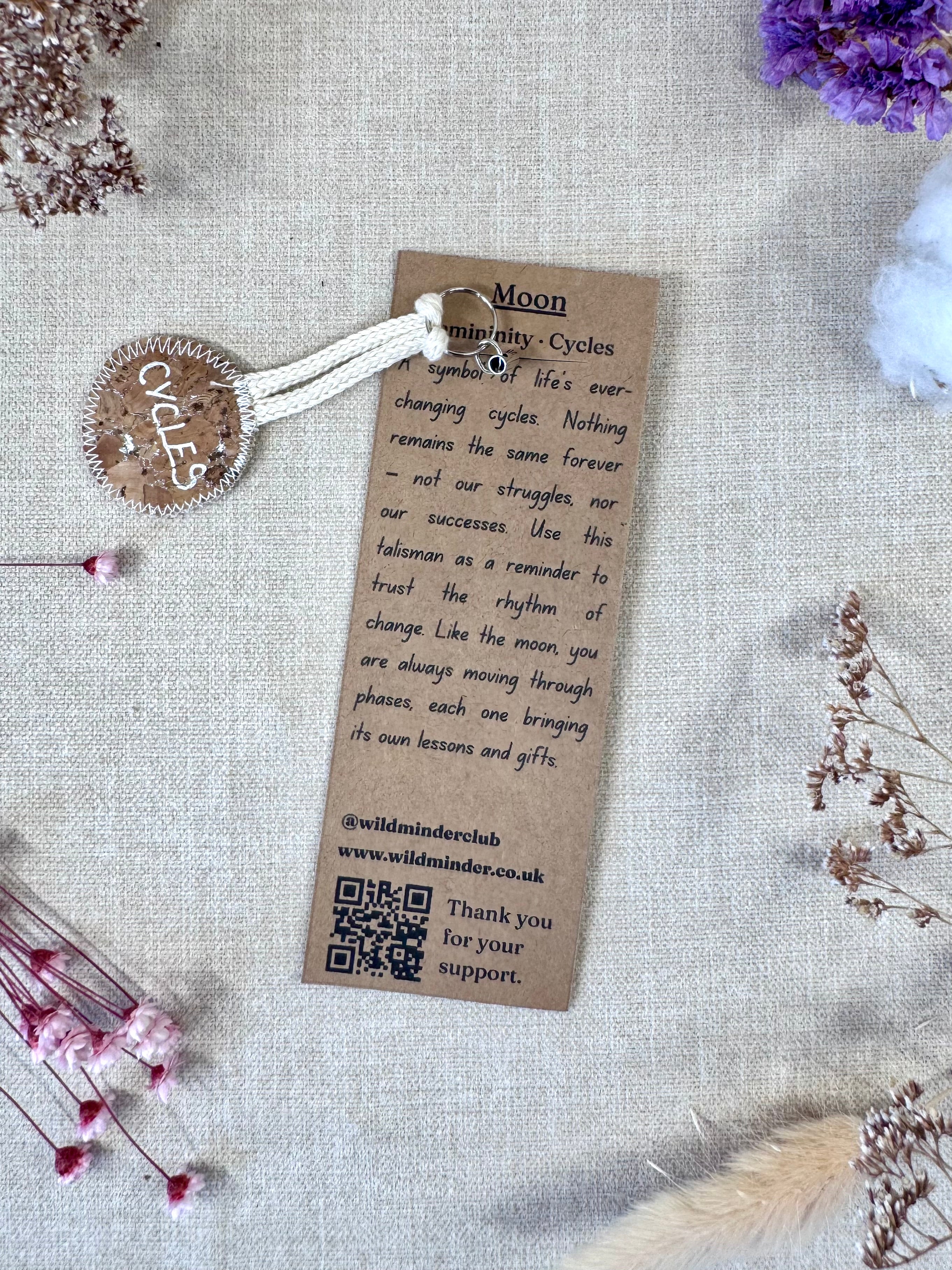 Moon "Cycles" Talisman Phone Charm