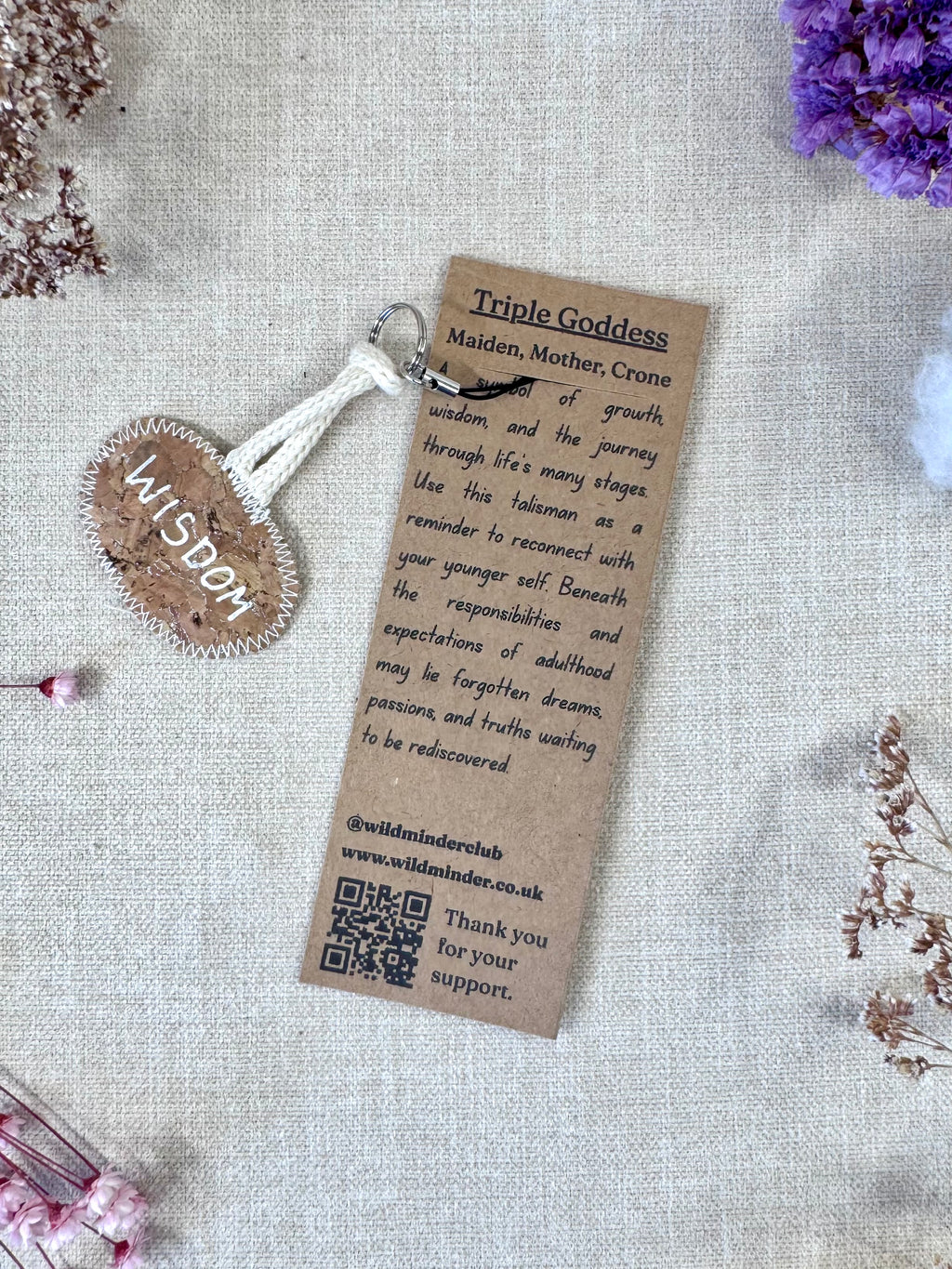 Triple Goddess "Wisdom" Talisman Phone Charm