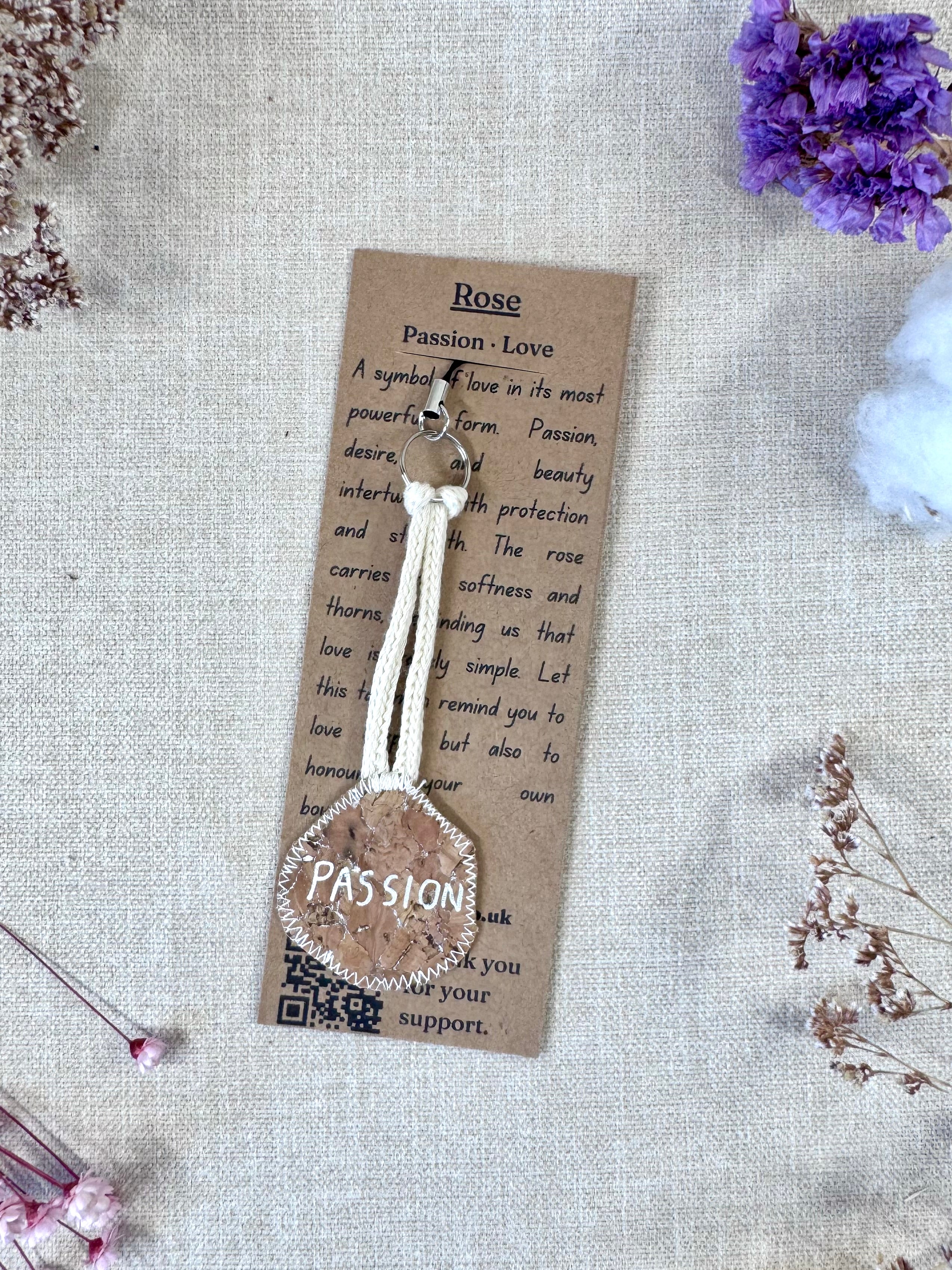 Rose "Passion" Talisman Phone Charm