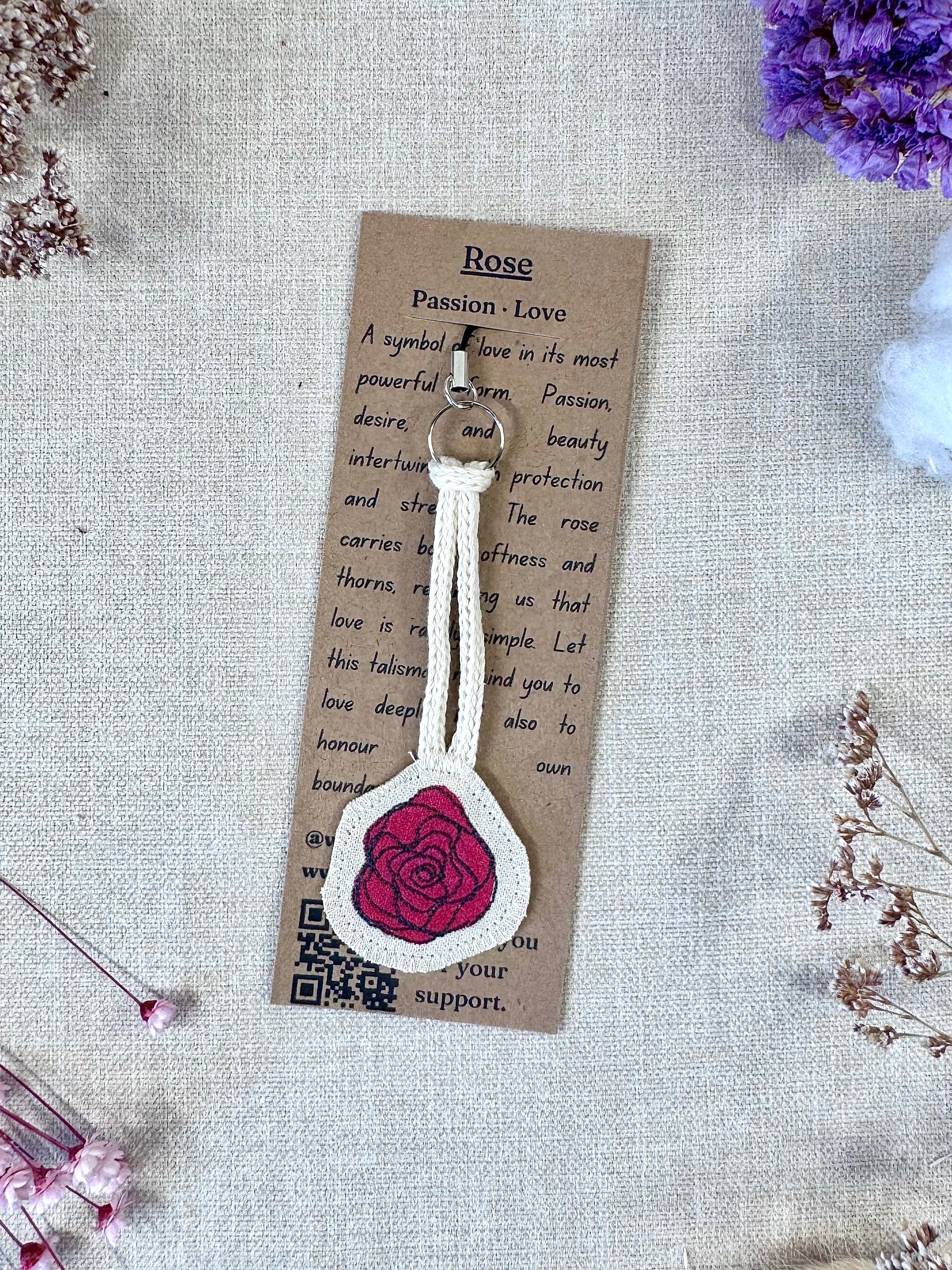 Rose "Passion" Talisman Phone Charm