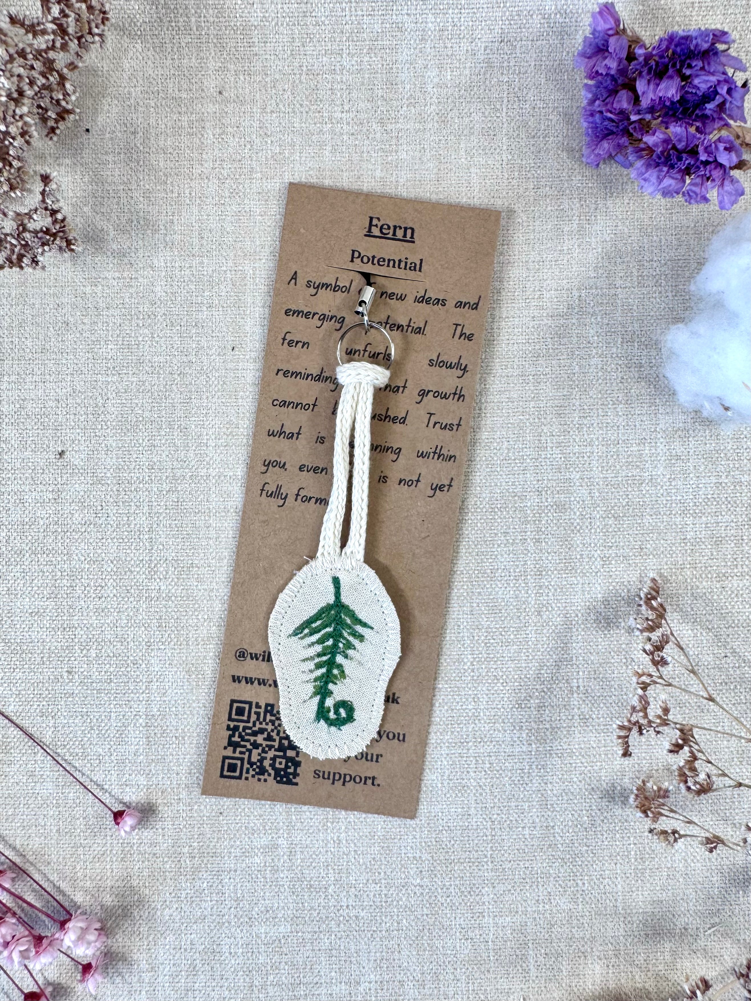 Fern "Potential" Talisman Phone Charm