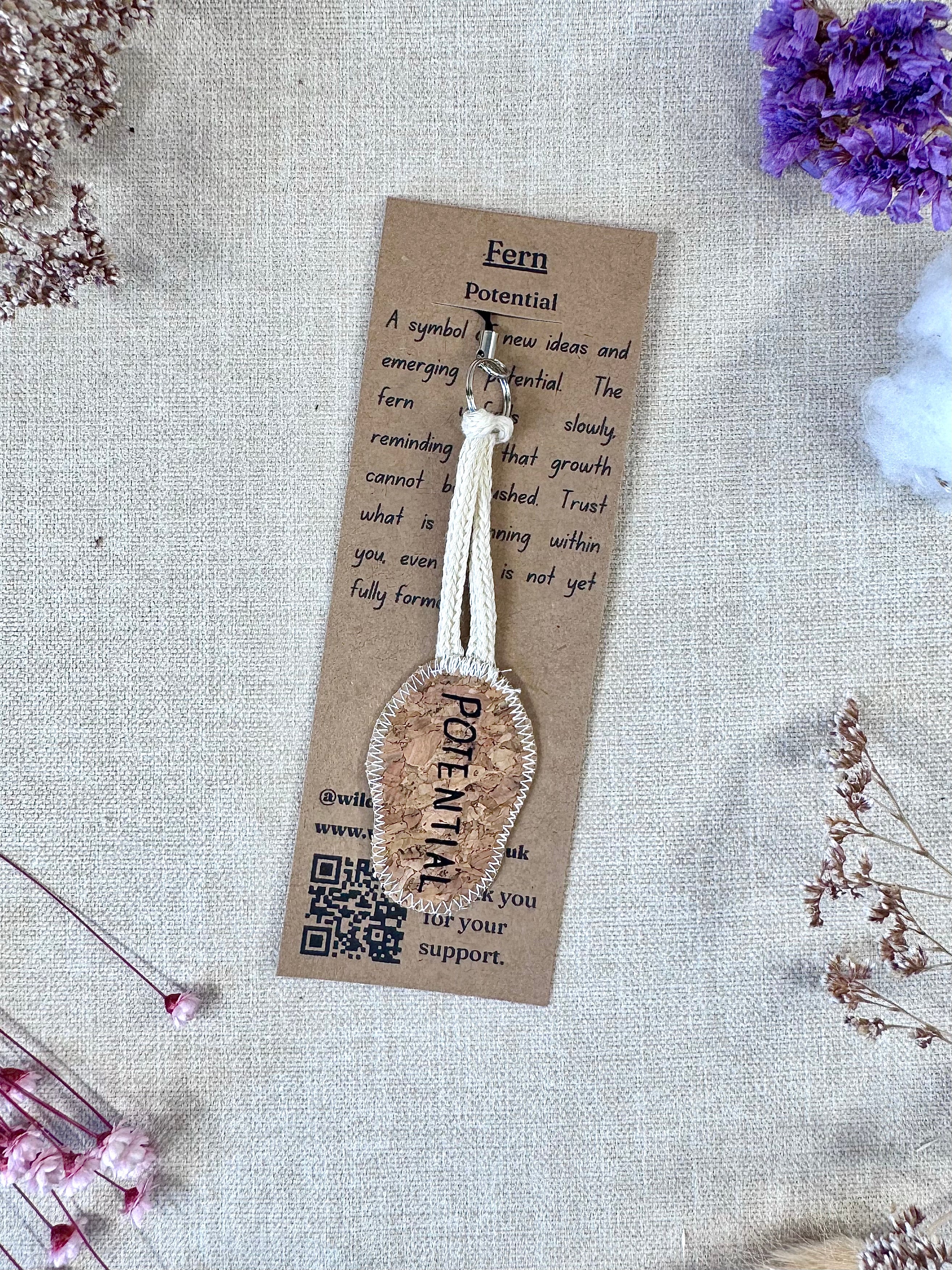 Fern "Potential" Talisman Phone Charm