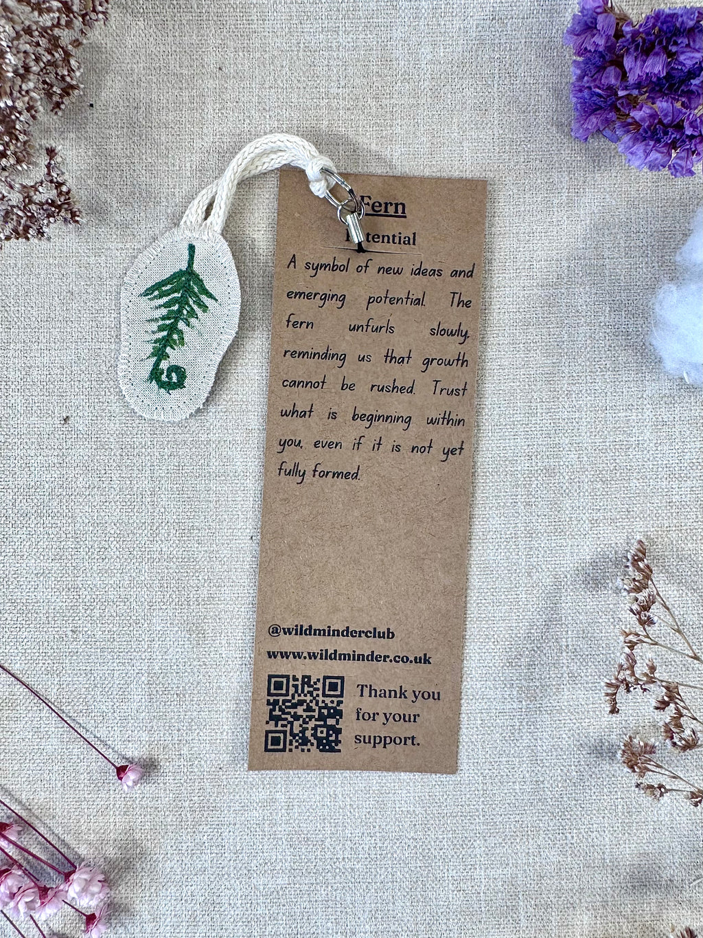 Fern "Potential" Talisman Phone Charm