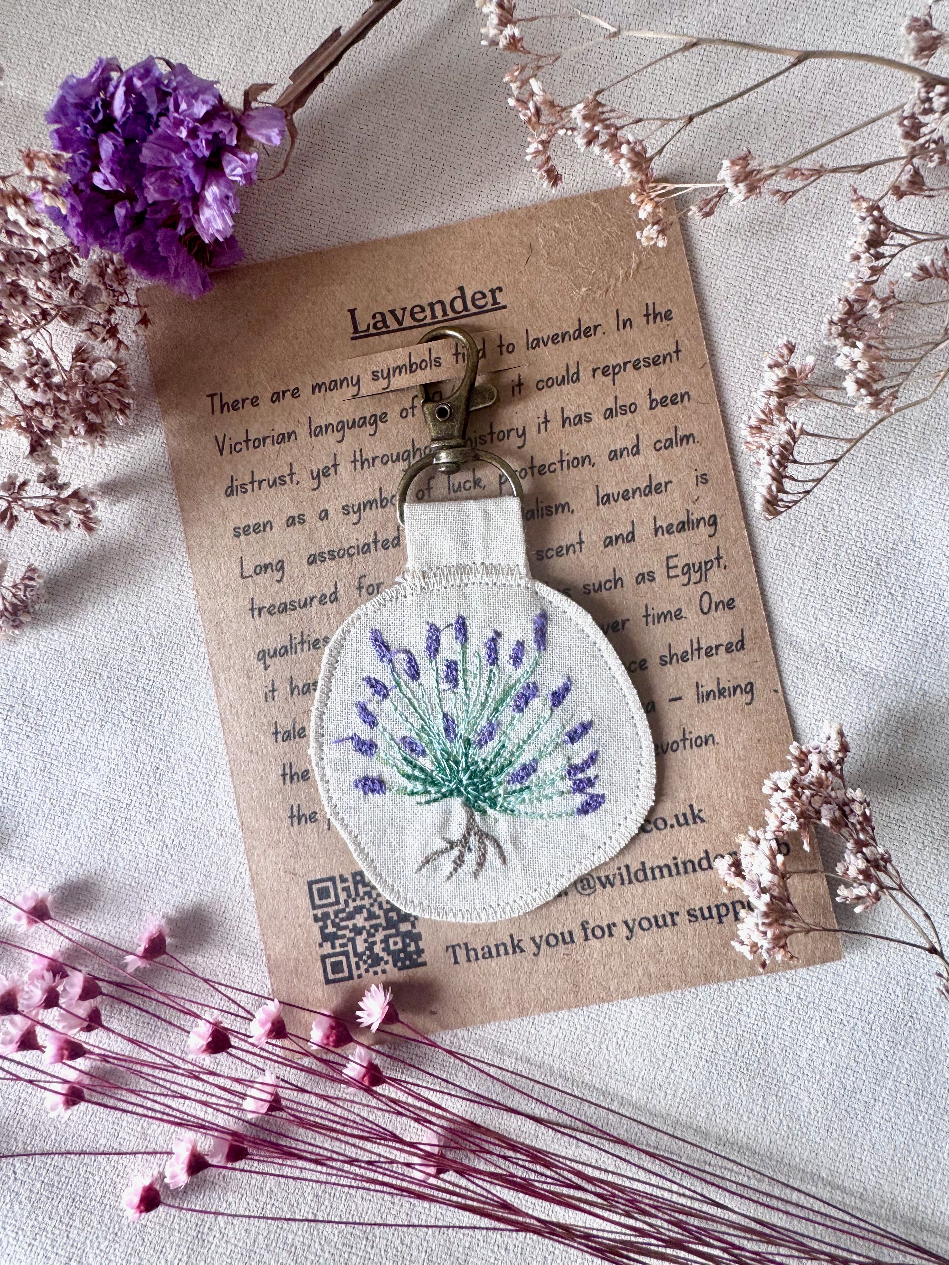 Lavender "Lucky" Talisman Key Ring