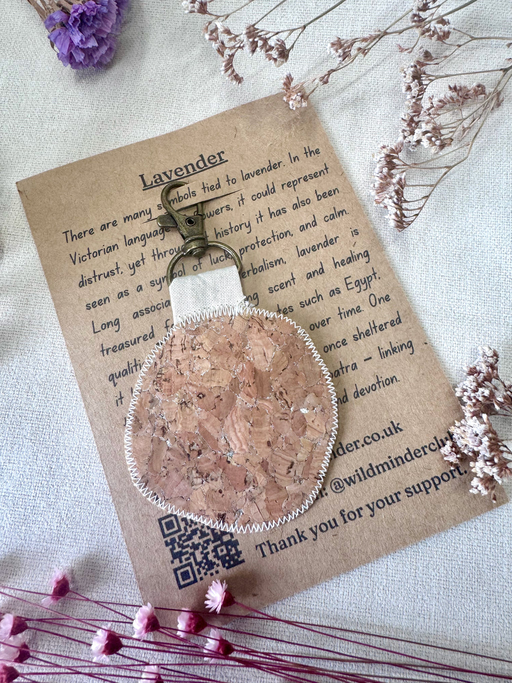 Lavender "Lucky" Talisman Key Ring